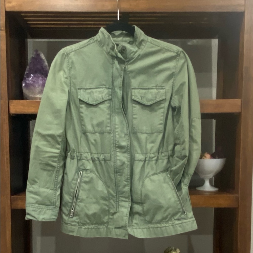 Gap Anorak Army Green Utility Jacket Coat 0 2 XS